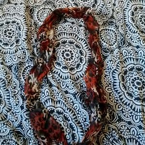 Leopard scarf